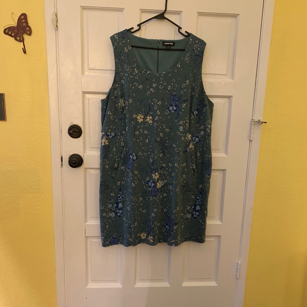 Floral sheath sundress. Work ready!